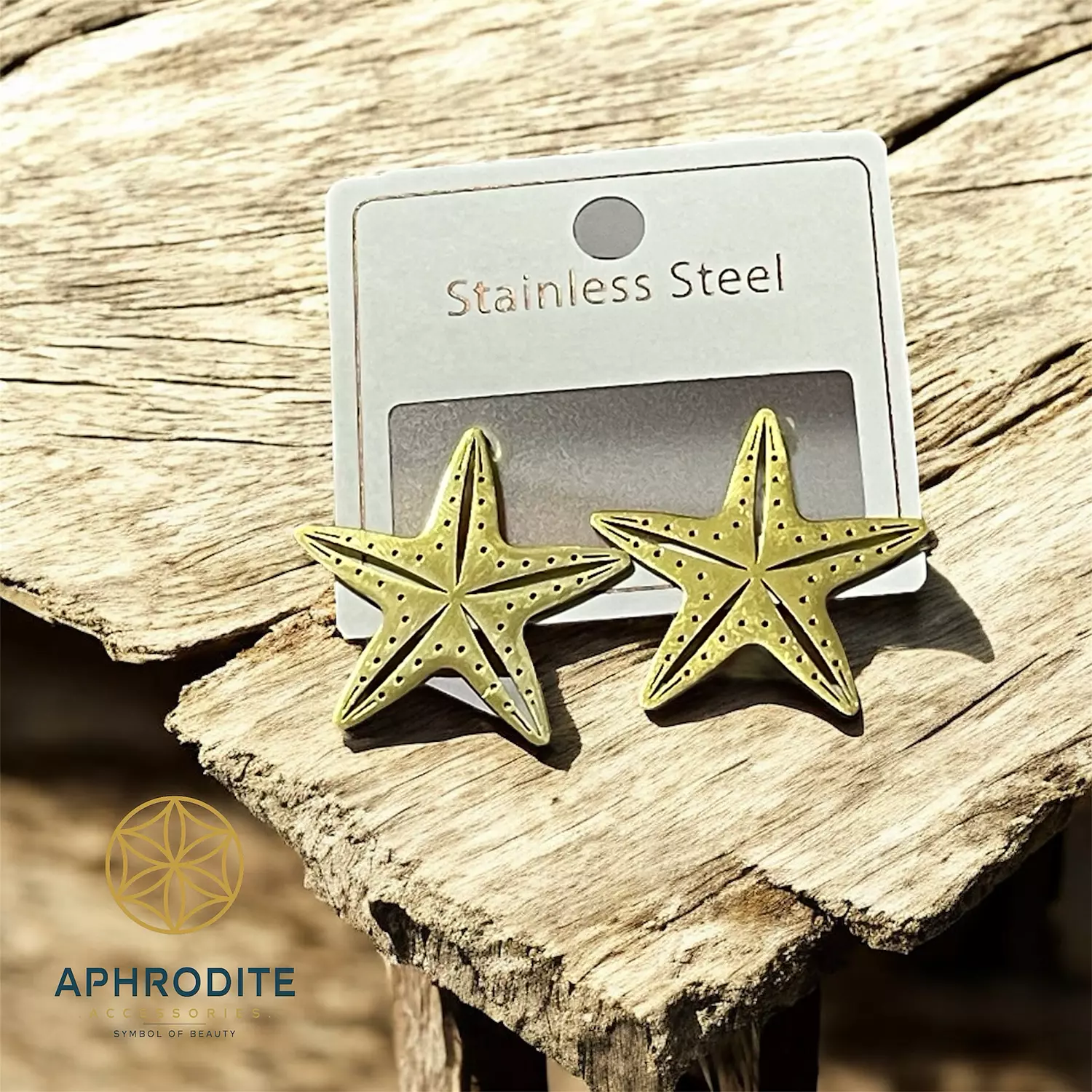 Golden Star - Earrings  image
