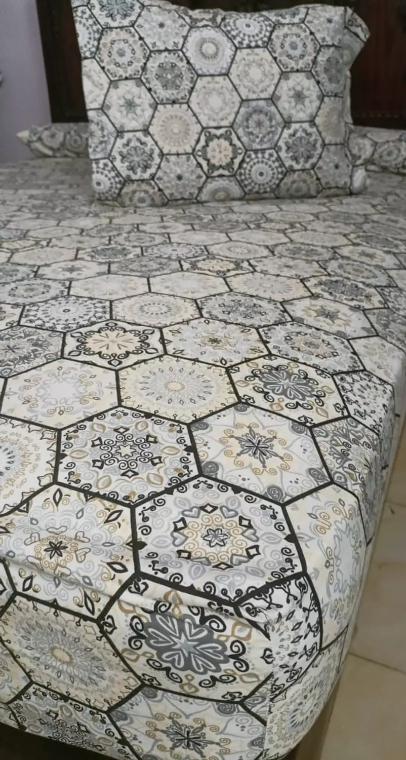 طقم ملايه كبير قطن تركي استك نجمه  image
