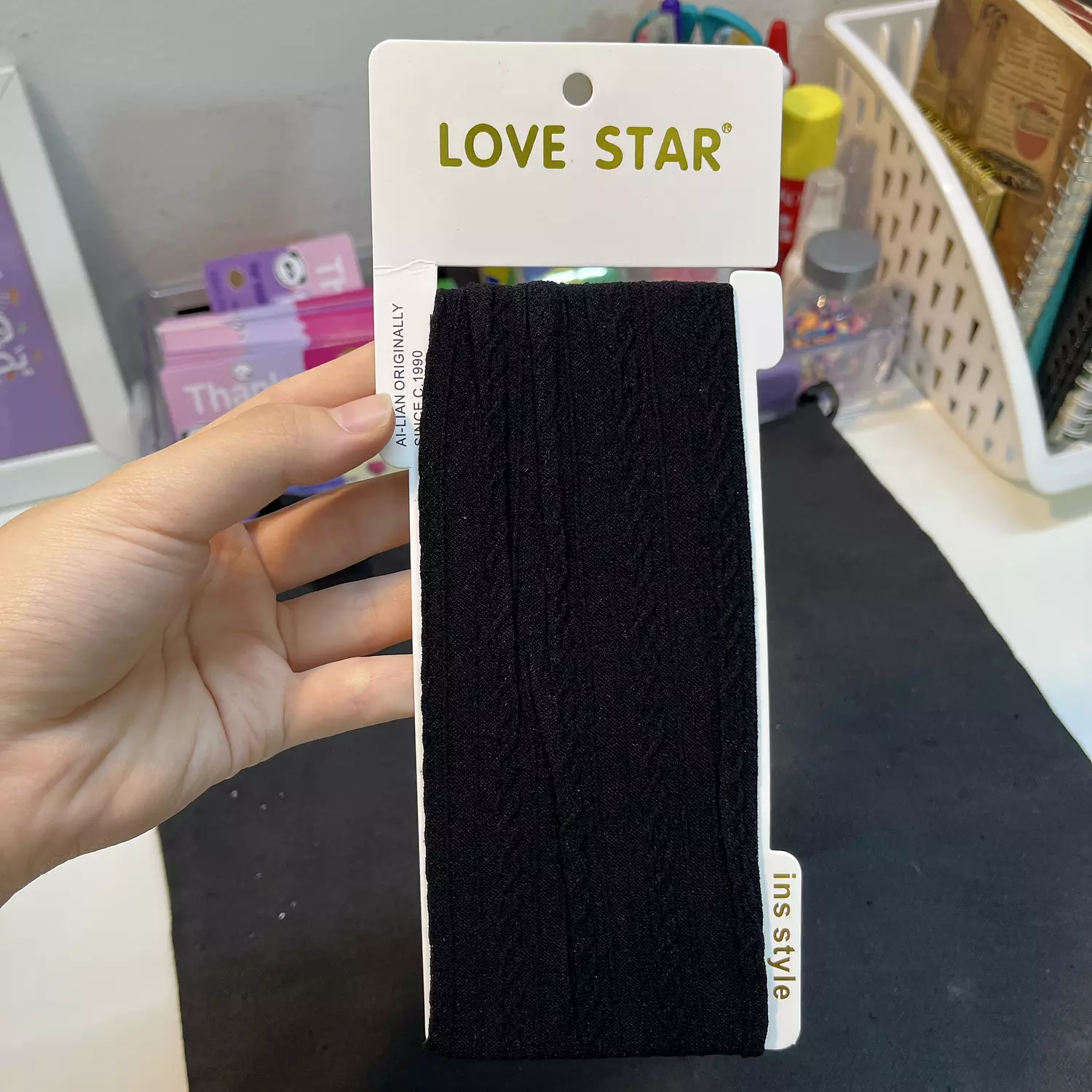 Black head band 