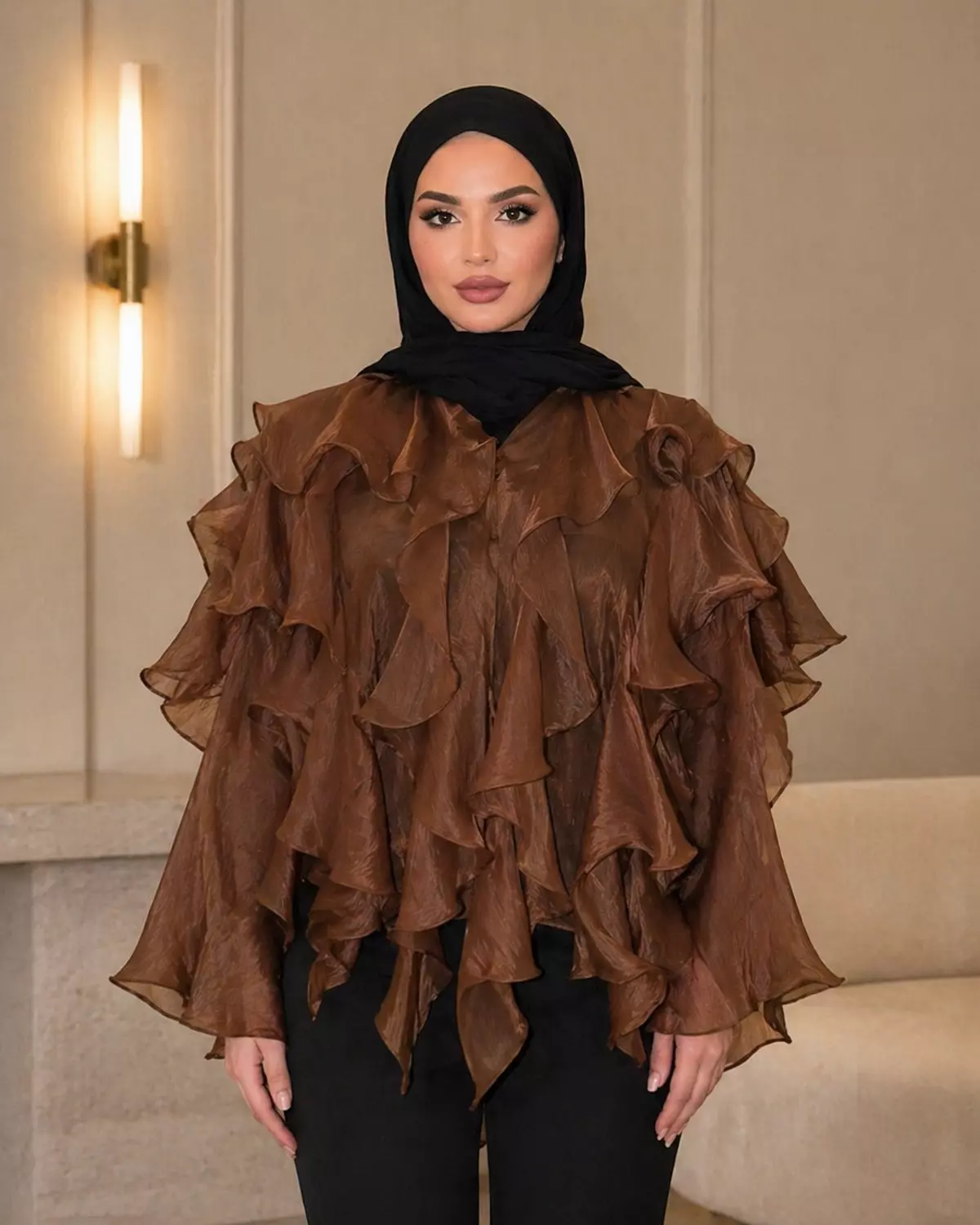 Brownie Ruffle Blouse image