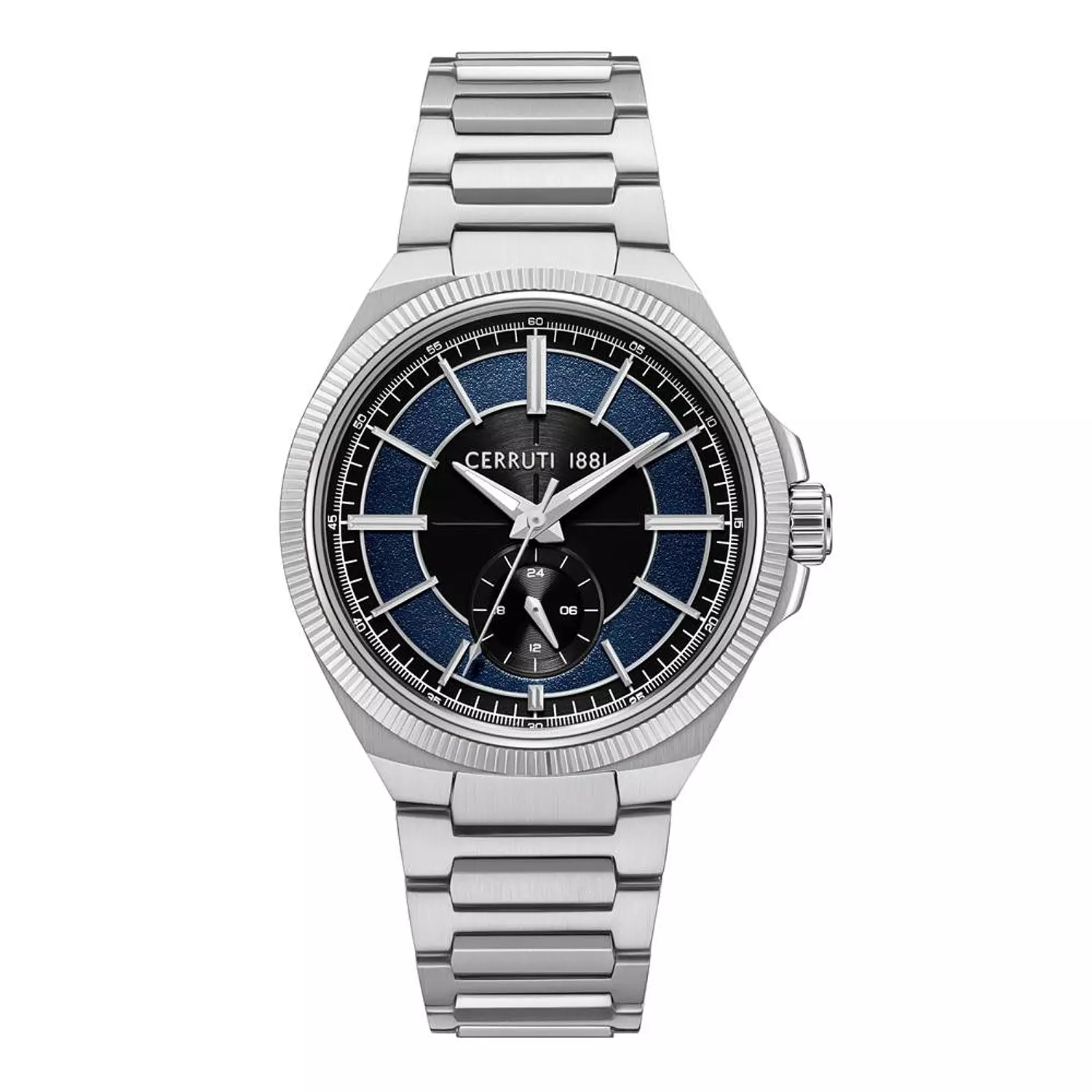 Cerruti 1881 Blue Dual-Time Steel Watch CIWGK0084401 image
