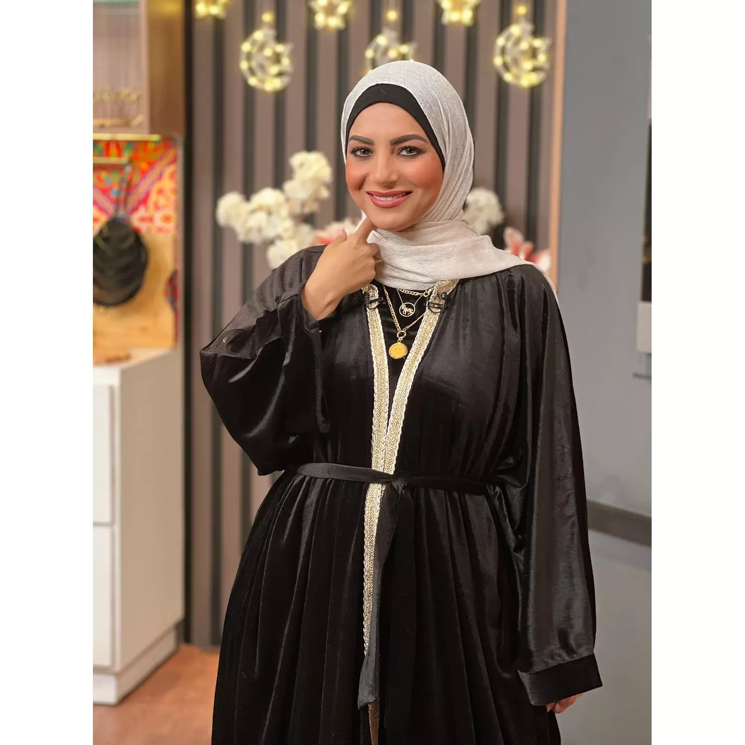 Velvet Abaya 13