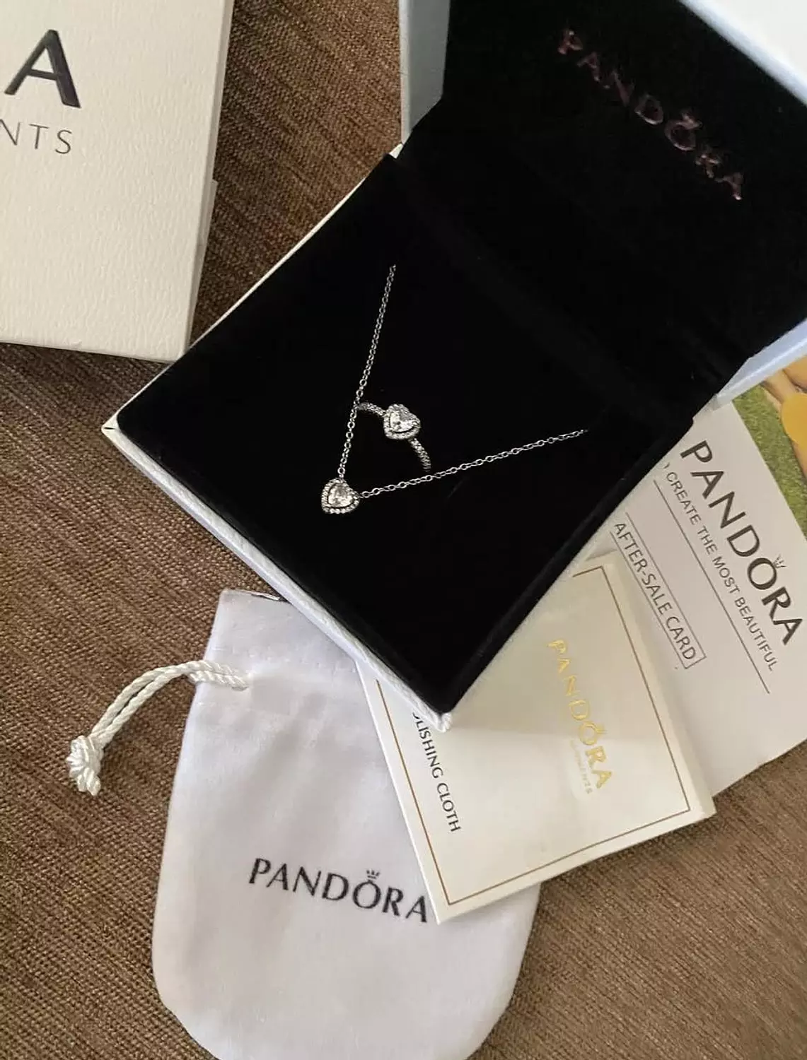 PANDORA SET NECKLACE & RING 3