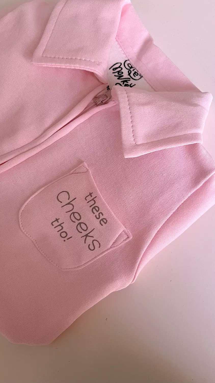 ⁠Premium ”These cheeks tho” Footie 3
