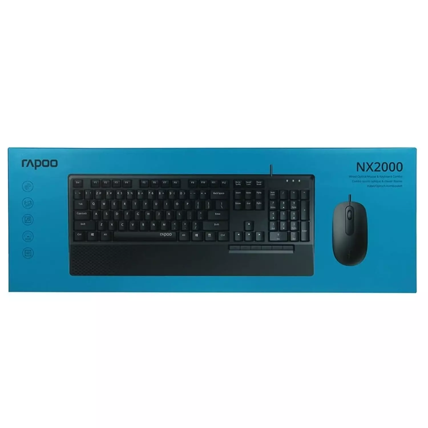 KEYBOARD AND MOUSE RAPOO NX2000 image