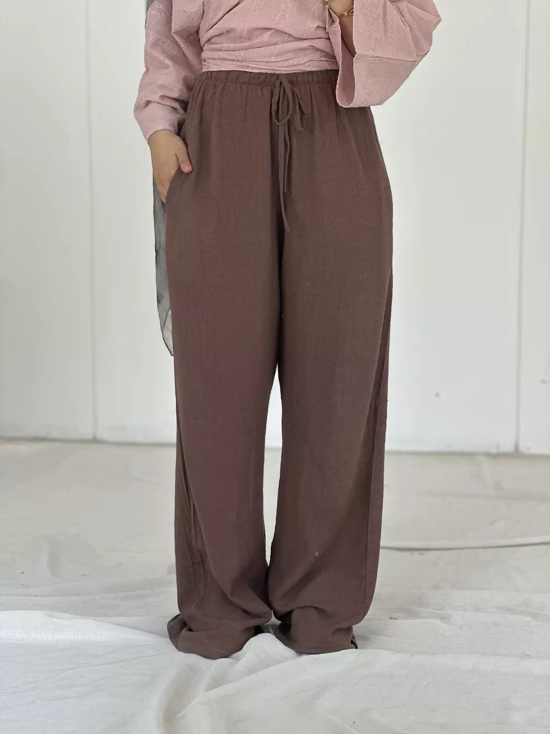 Linen Pants With Pockets  2