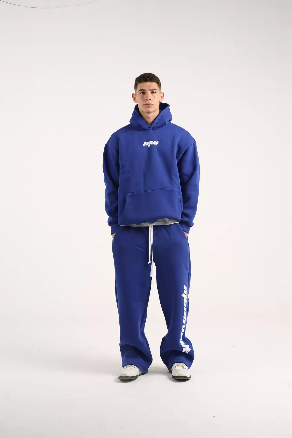 Blue Puff Print Set image