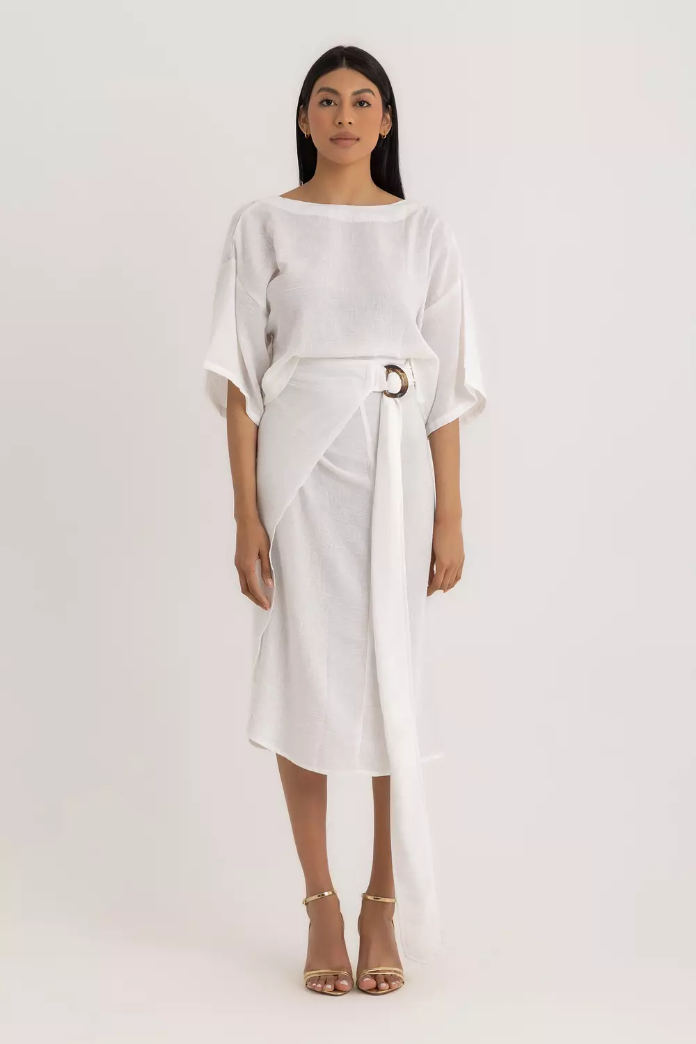 The Titi Cropped Top Off-white image