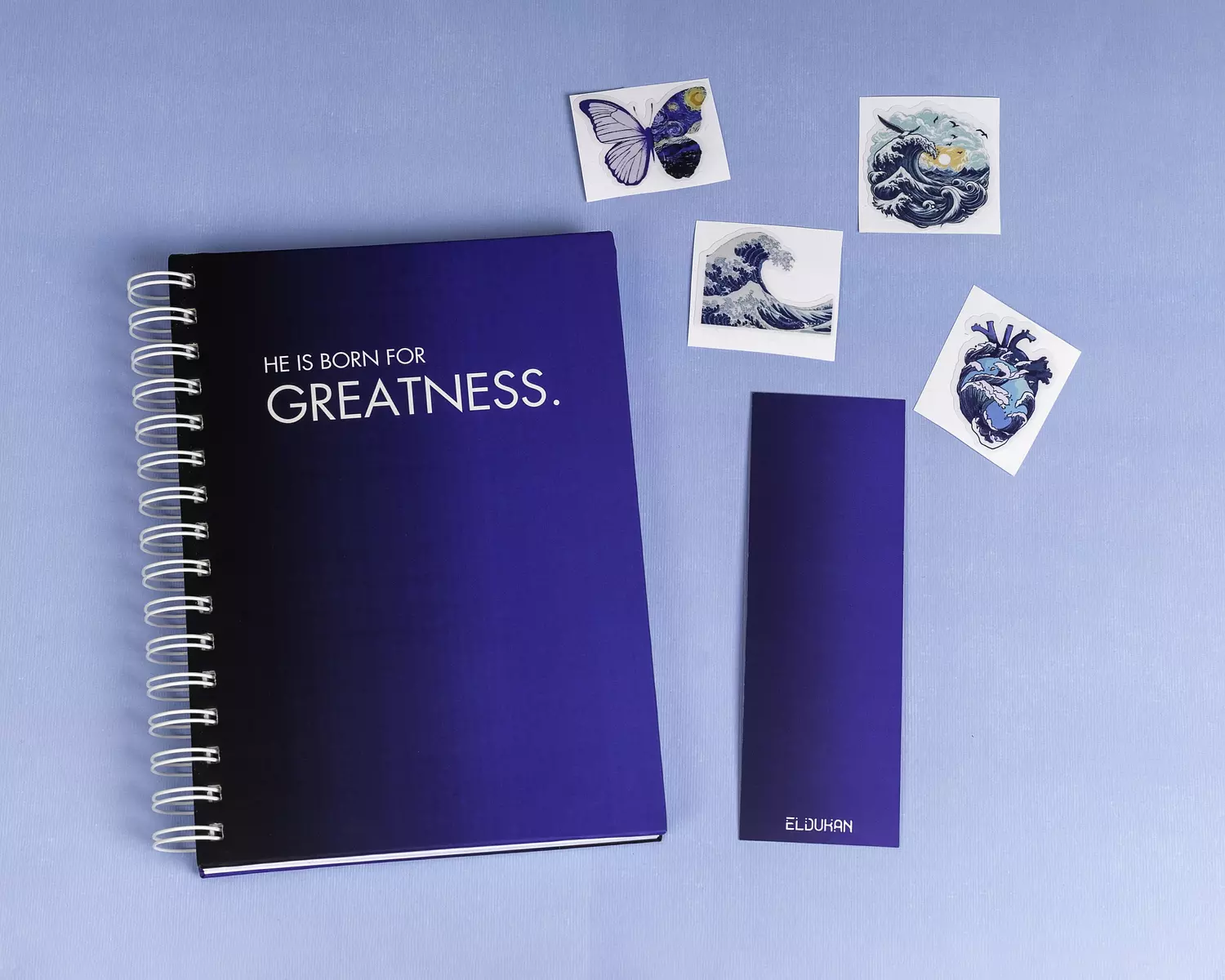 He is born for greatness notebook package image