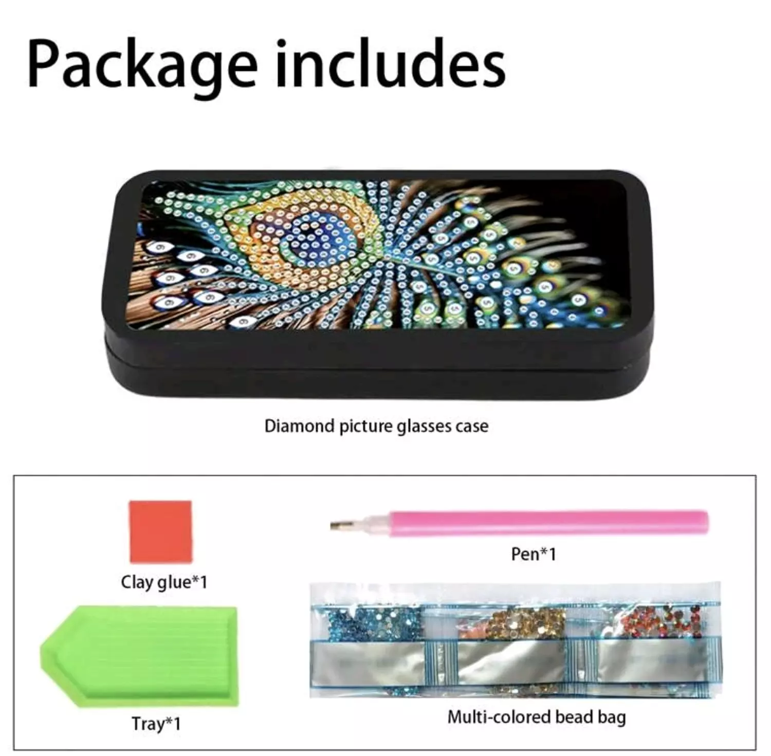 Diamond Painting- Glasses Case 2
