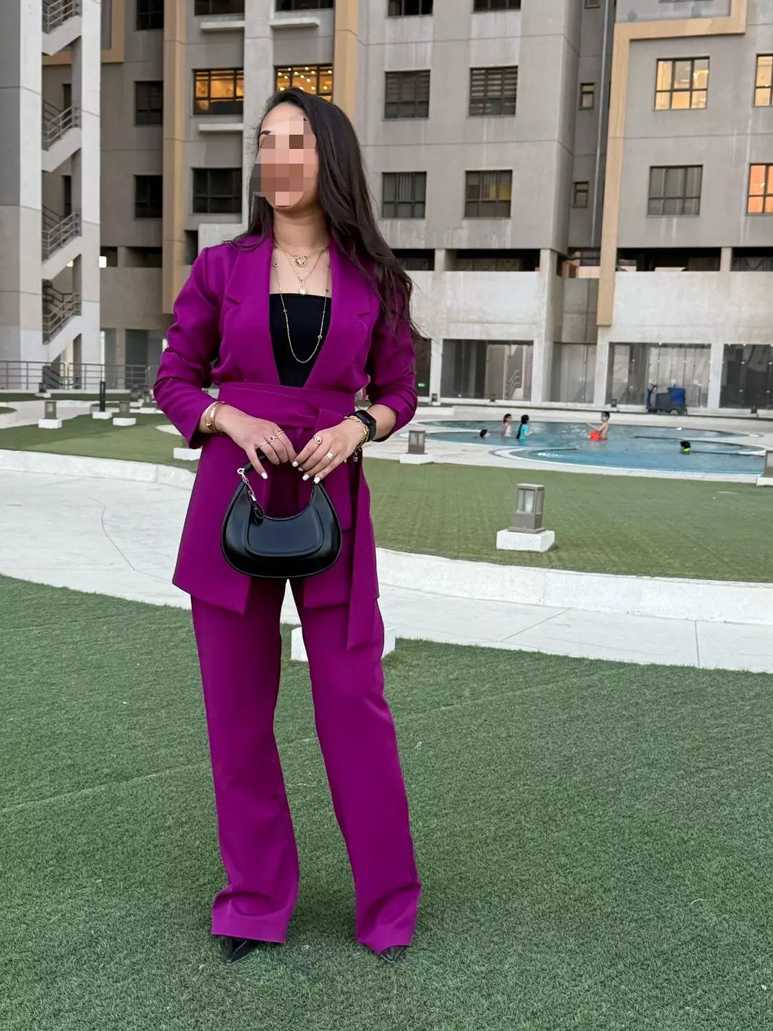 PANTS PURPLE SUIT 6