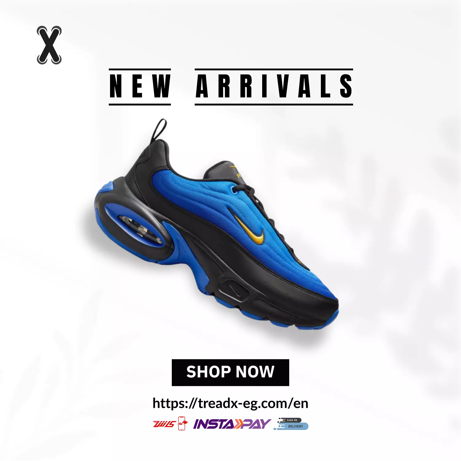 Nike Air Max Portal Black Gold Racer Blue image