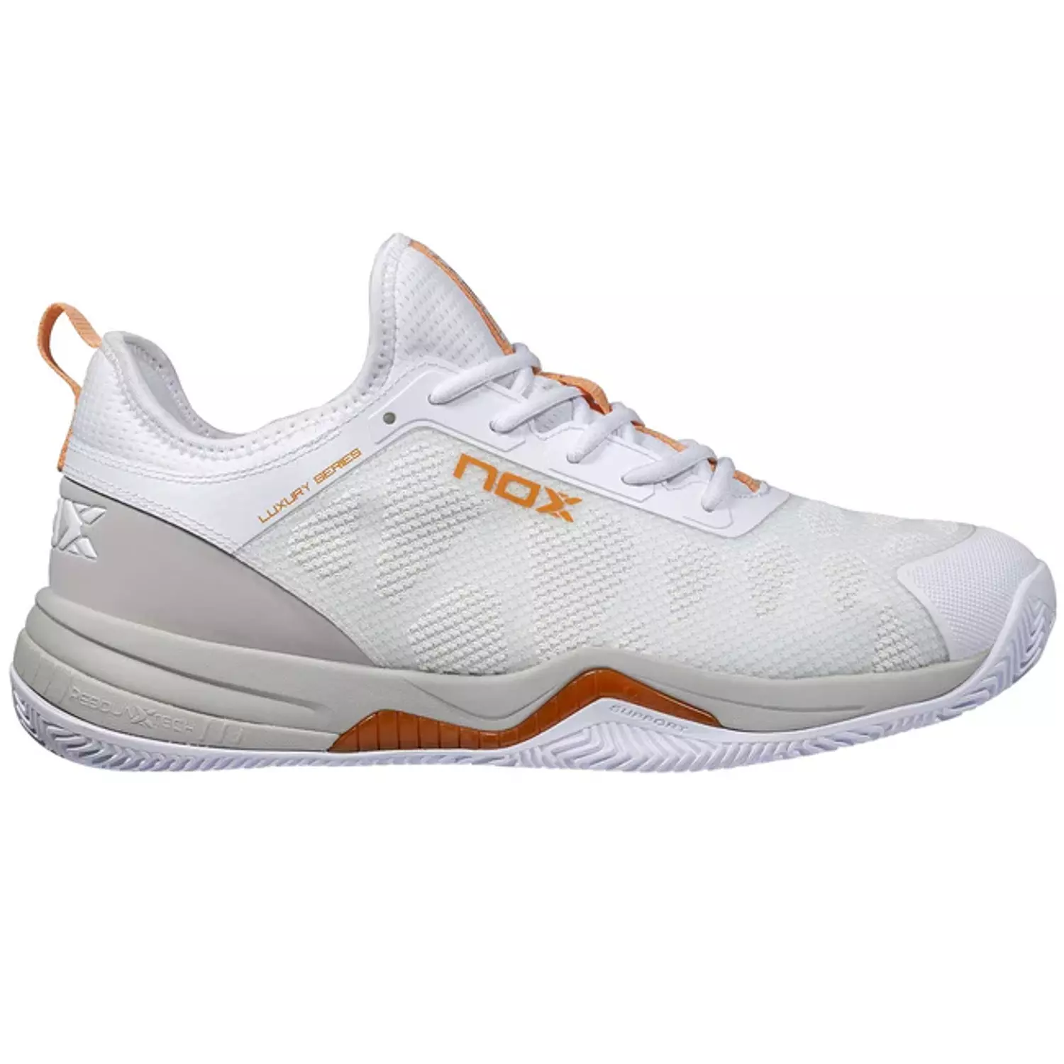 Nox Padel Shoes Lux NERBO white/Coral 5