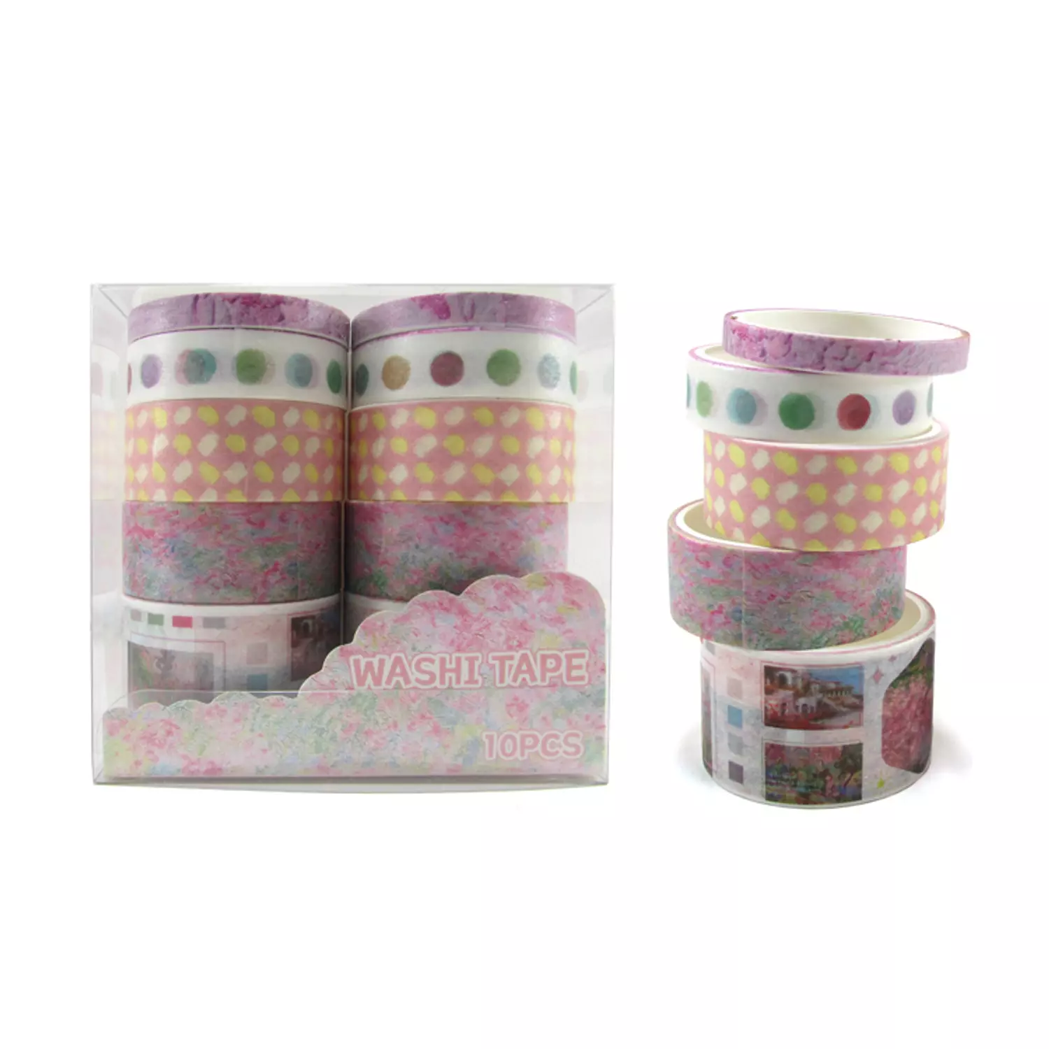 10 pieces washi tape packet 12