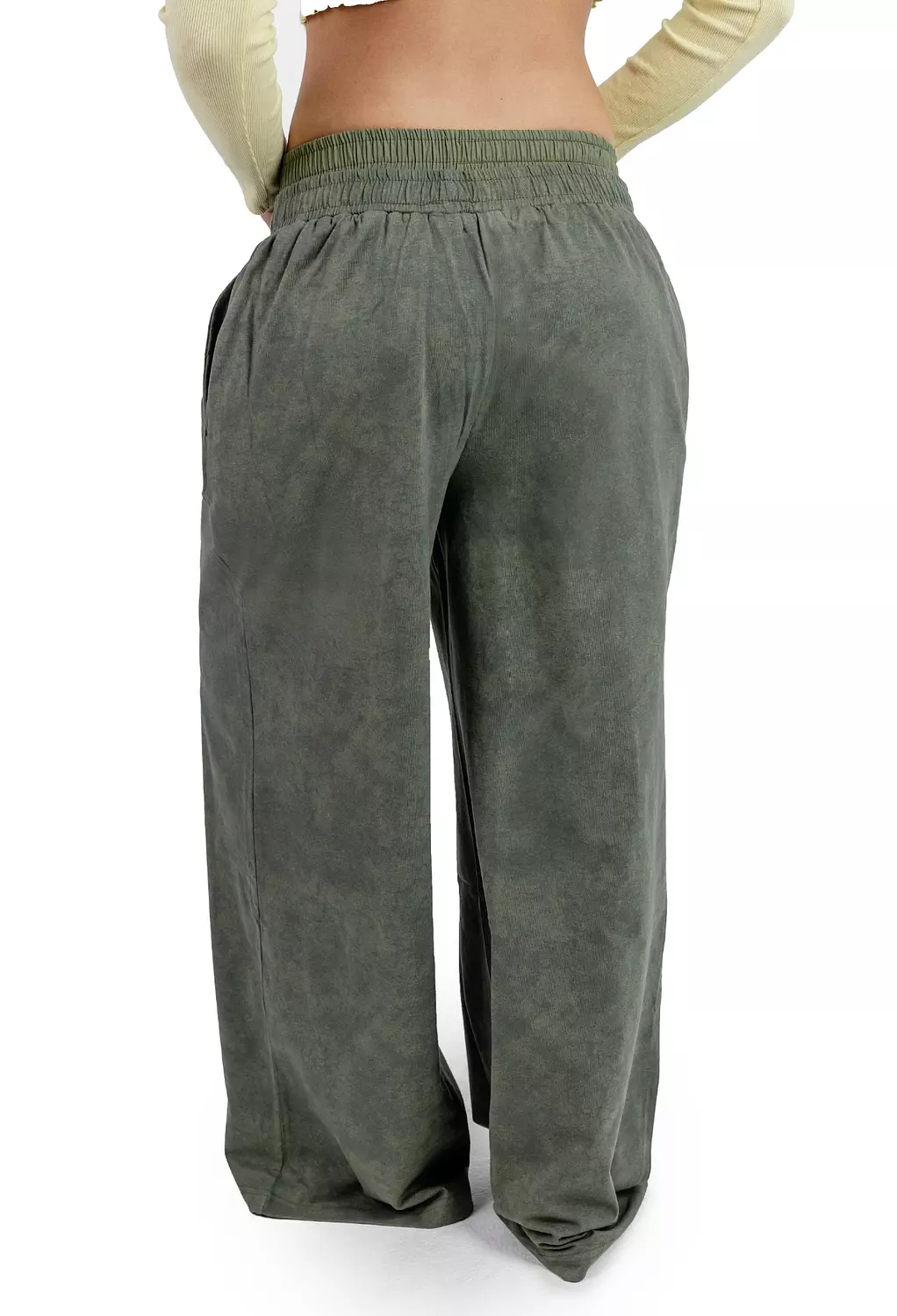 Green forest boxer sweatpants  3