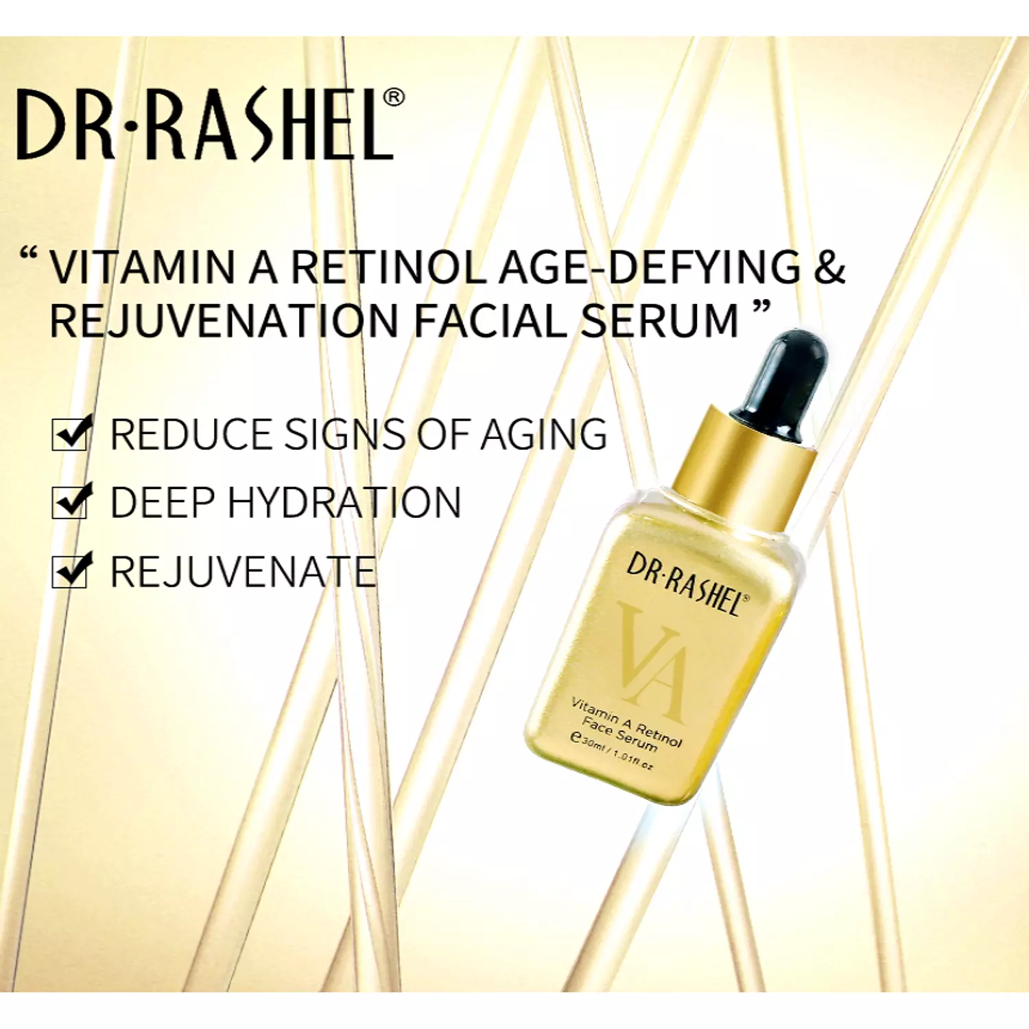 Dr. Rashel Vitamin A Retinol Age-Defying & Rejuvenation Face Serum - 30 ml 1