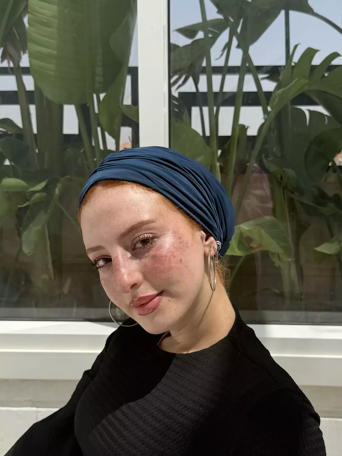 The navy blue turban 1