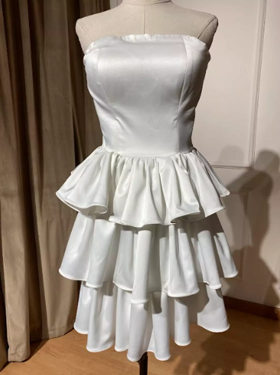 White Short Ruffles  image