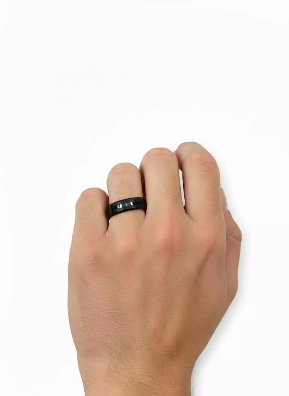 Tungsten with two shiny black lines image