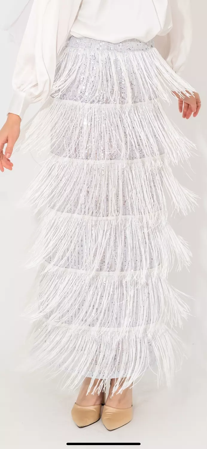 Silver Payette Skirt  image