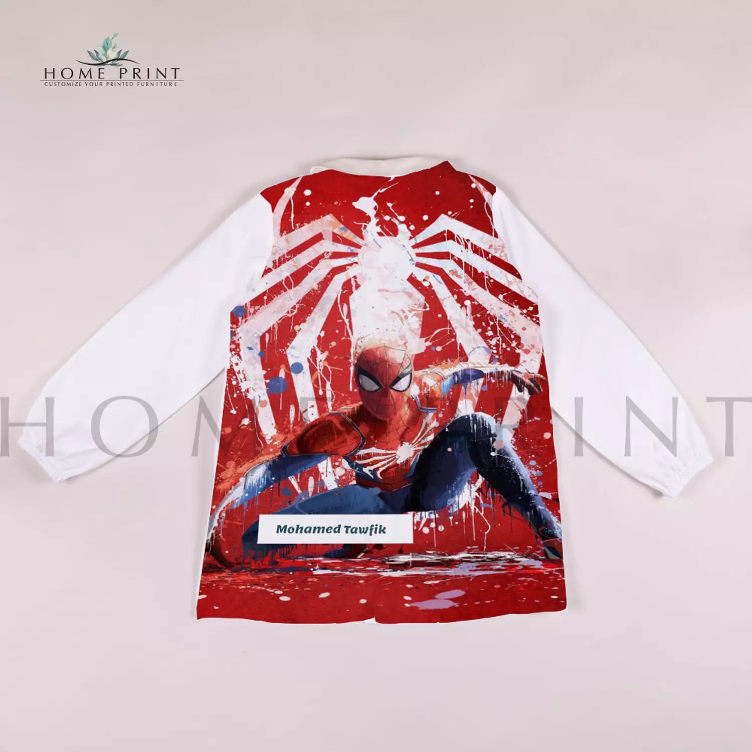  Waterproof kids apron - Spider Man Design  image