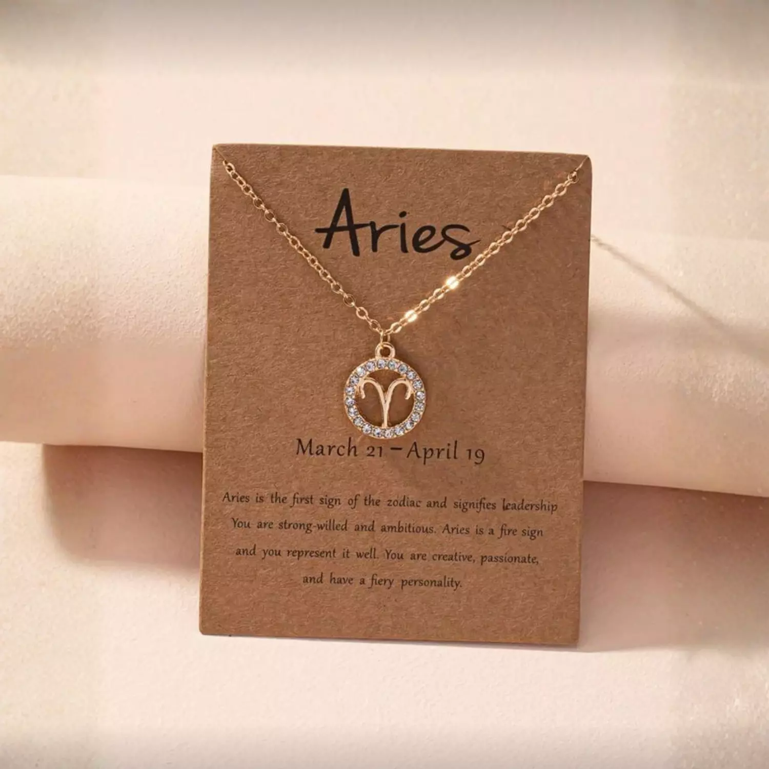 1 Pc Horoscope Necklace A 1