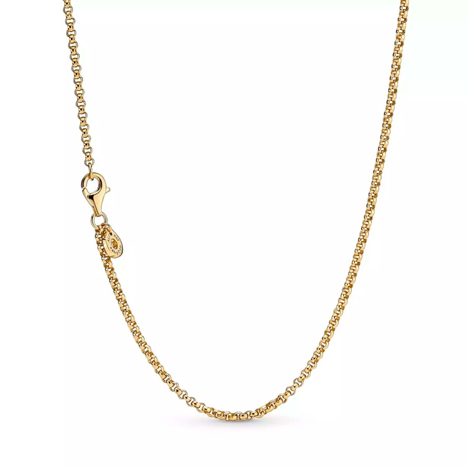 14k Gold-plated rolo necklace