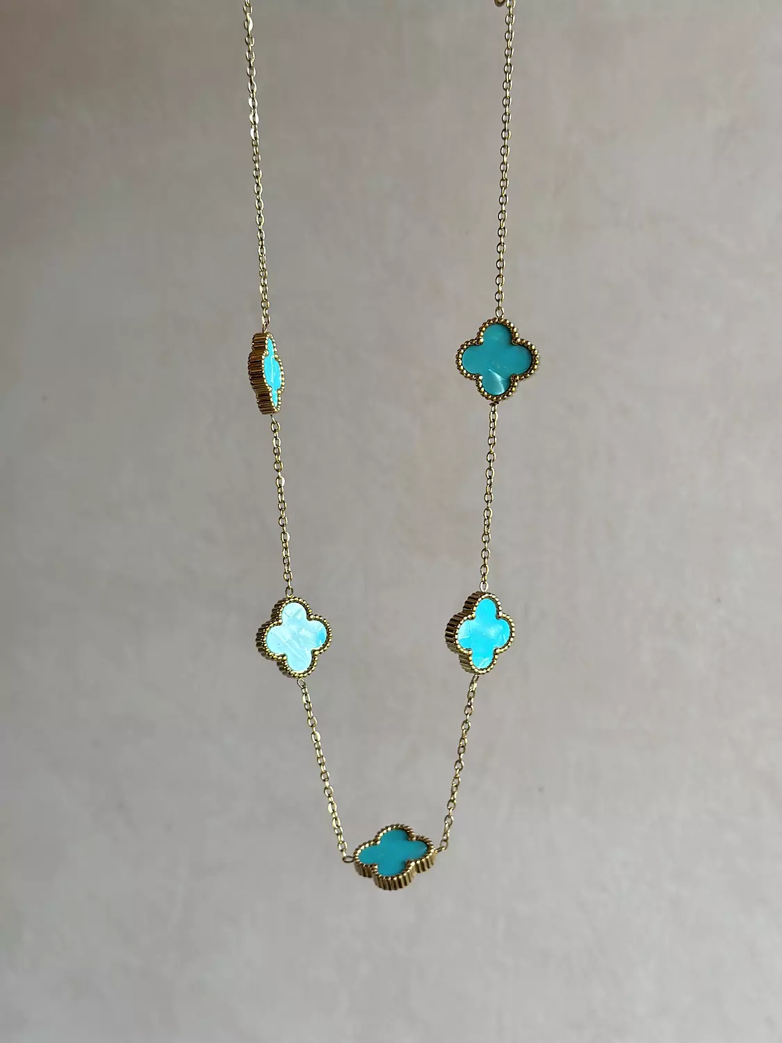 Aqua Blue Summer Necklace  image