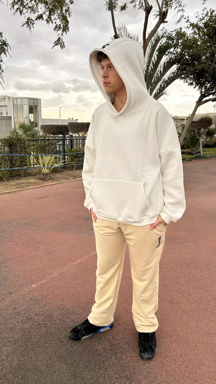 SOUTH DIG COTTON yellow beige SWEAT-PANT for Men 4