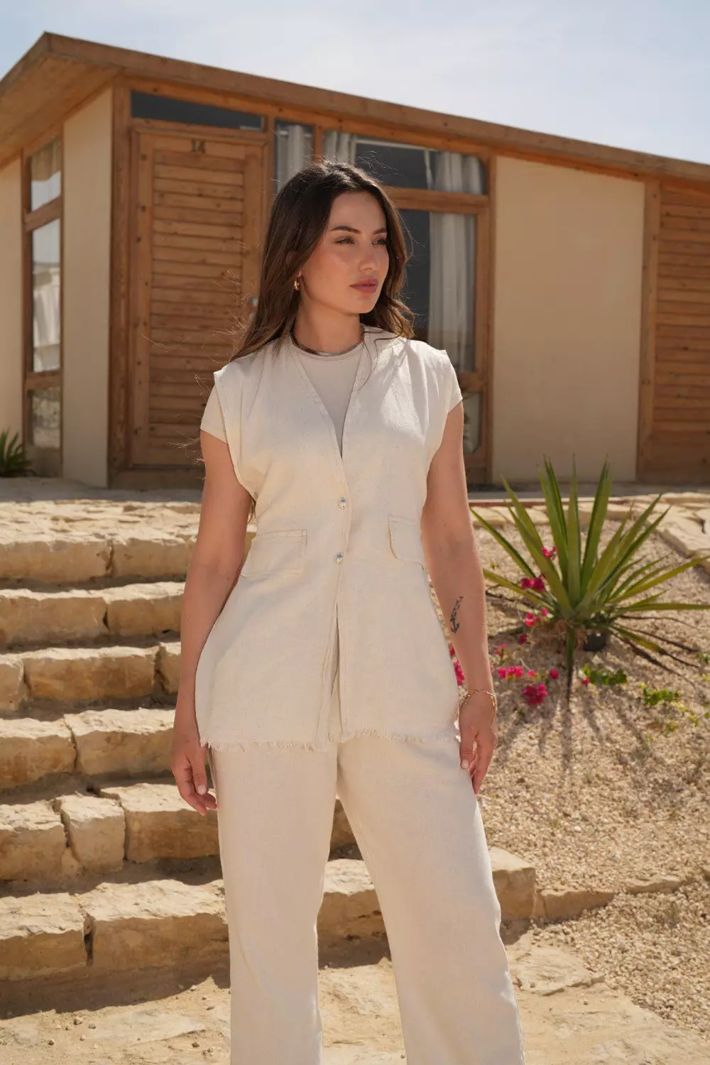 Linen Set with Strap 2