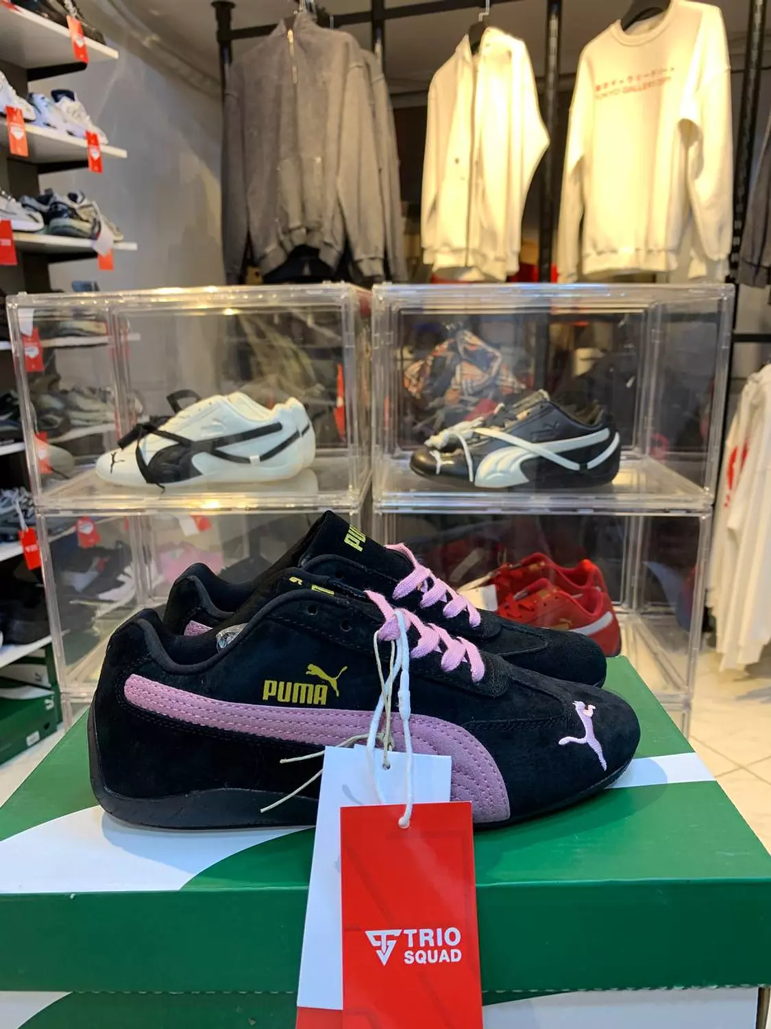 Puma Speedcat black &pink  1