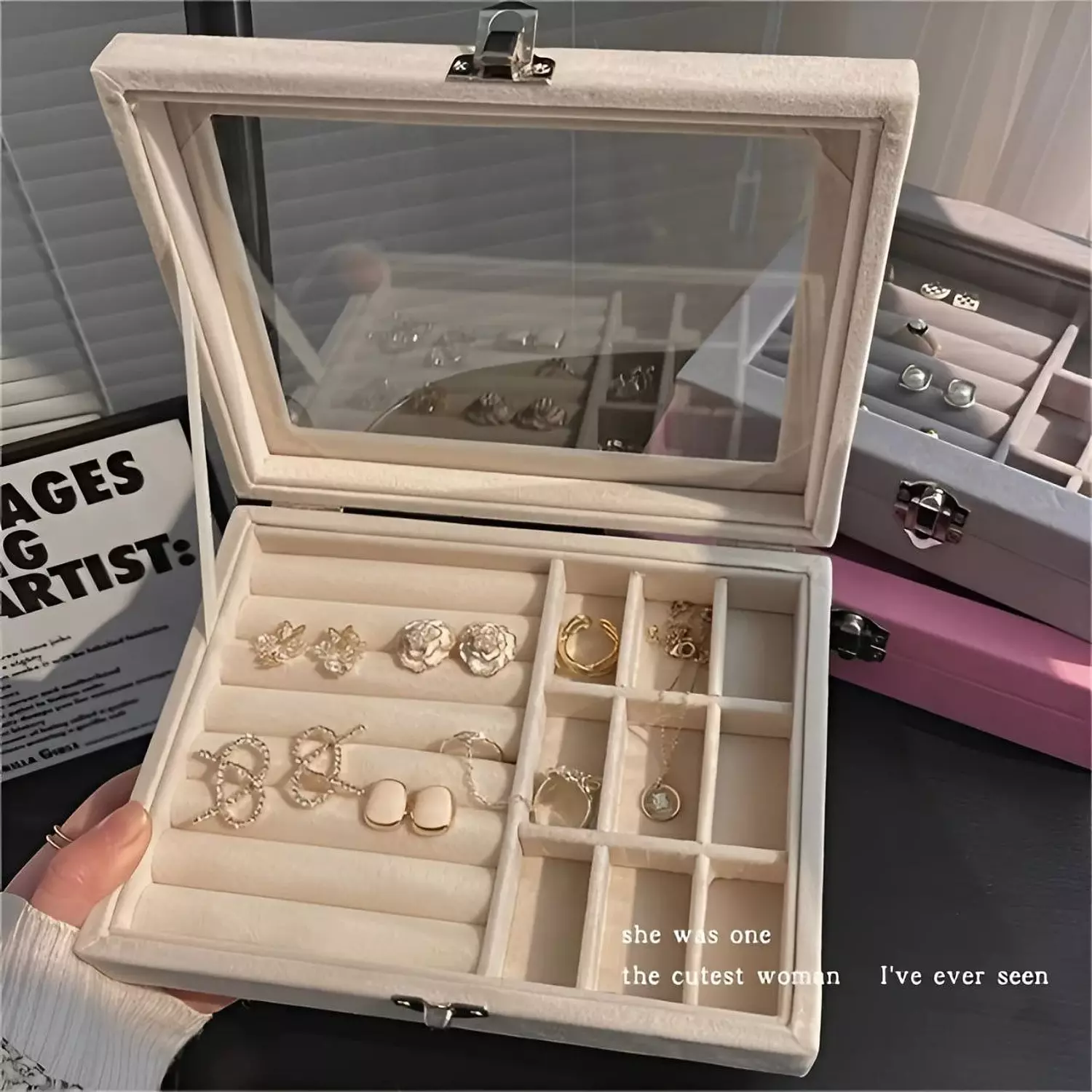 Glass Jewelry Box  1