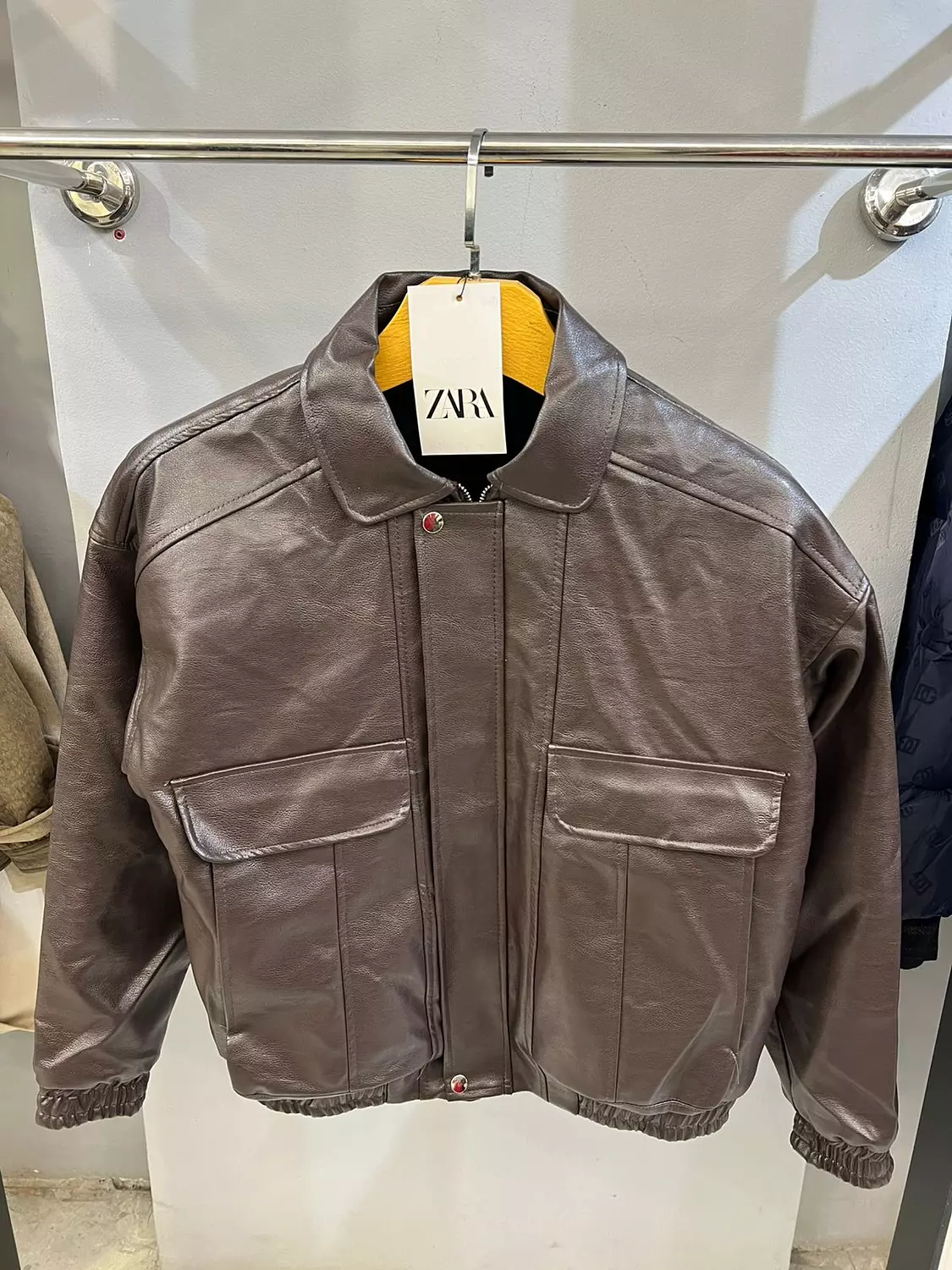ZARA LEATHER JACKET  3