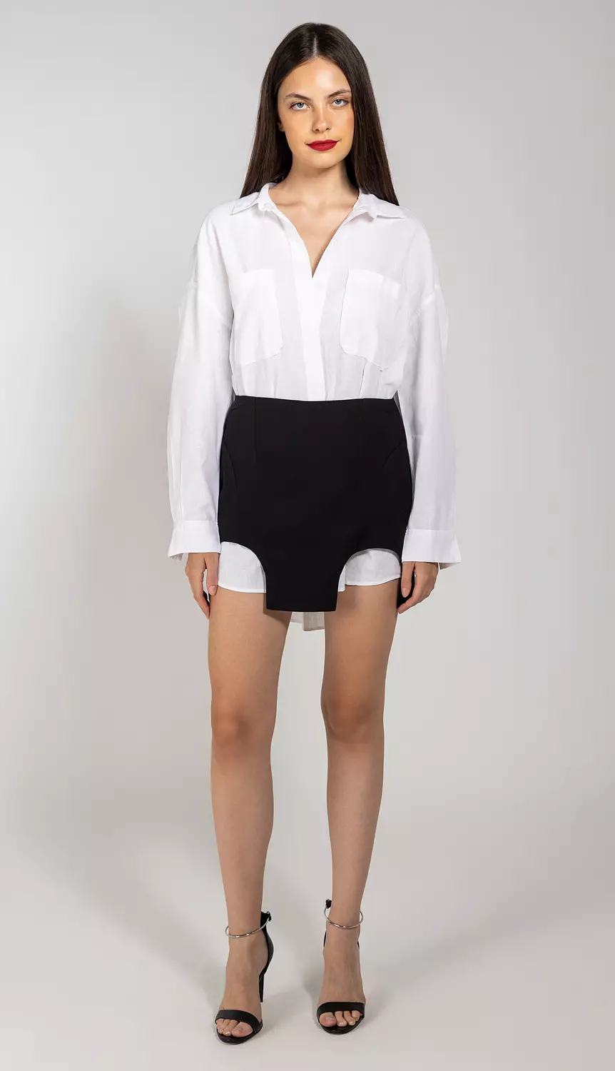 MINI BASIC BLACK SKIRT image
