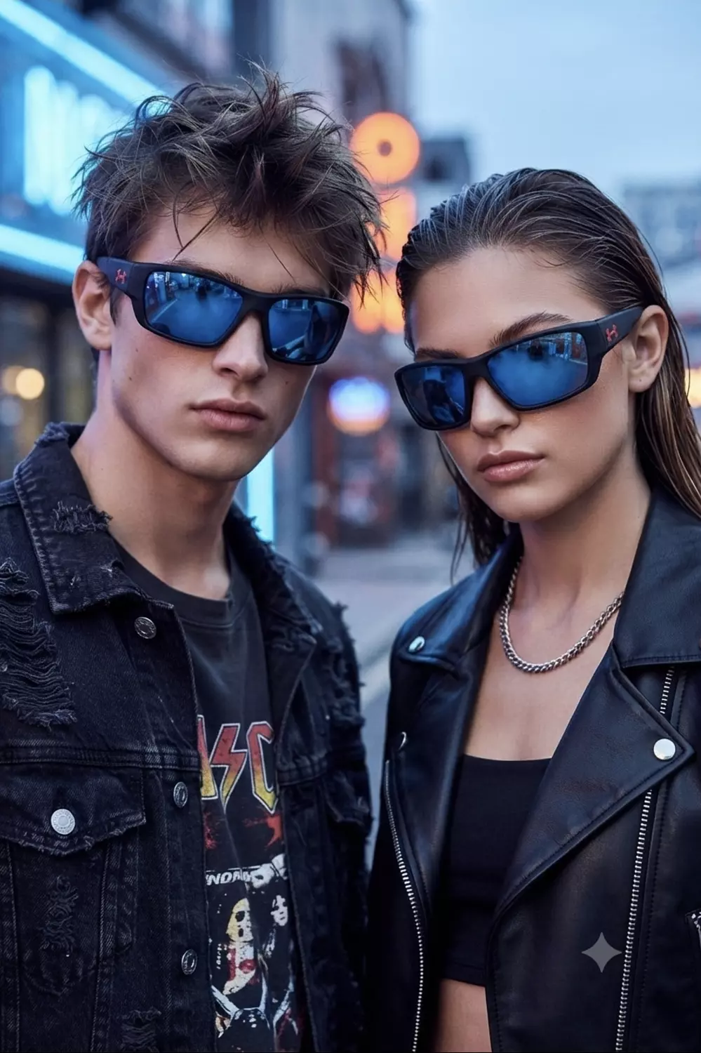 Apex Blue Mirror Performance Shades 1