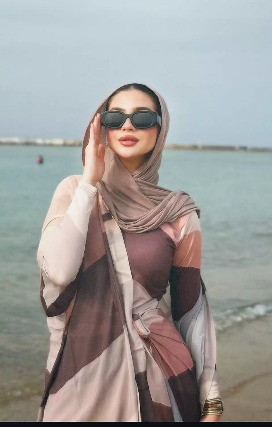 Shades of brown burkini  image