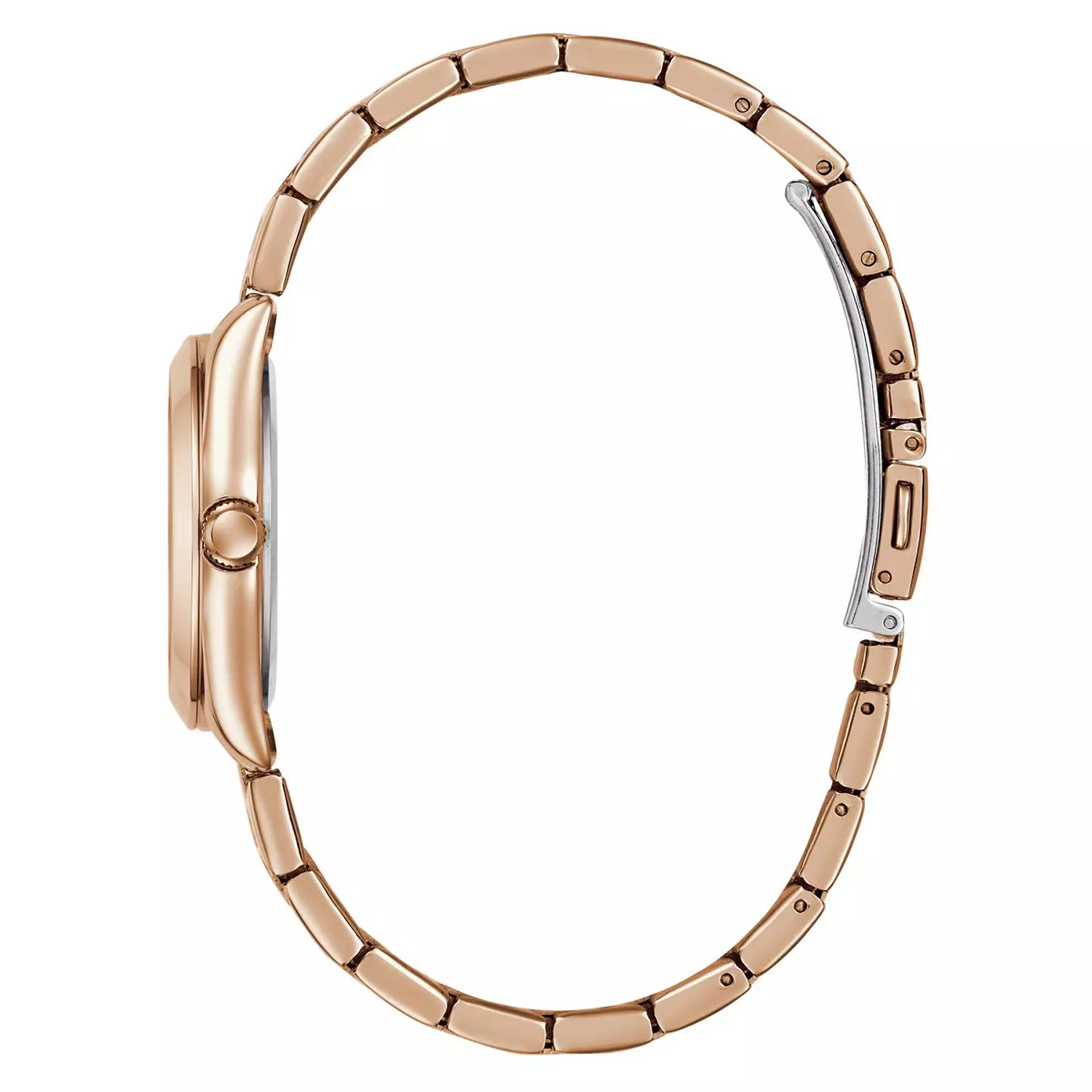 GUESS Ladies Rose Gold Tone Date Watch Rose Gold Tone Stainless Steel Bracelet GW0934L4 1