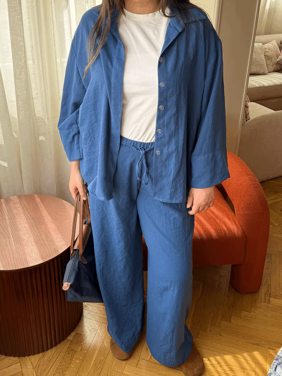 Blue Lenin Set in Pants image