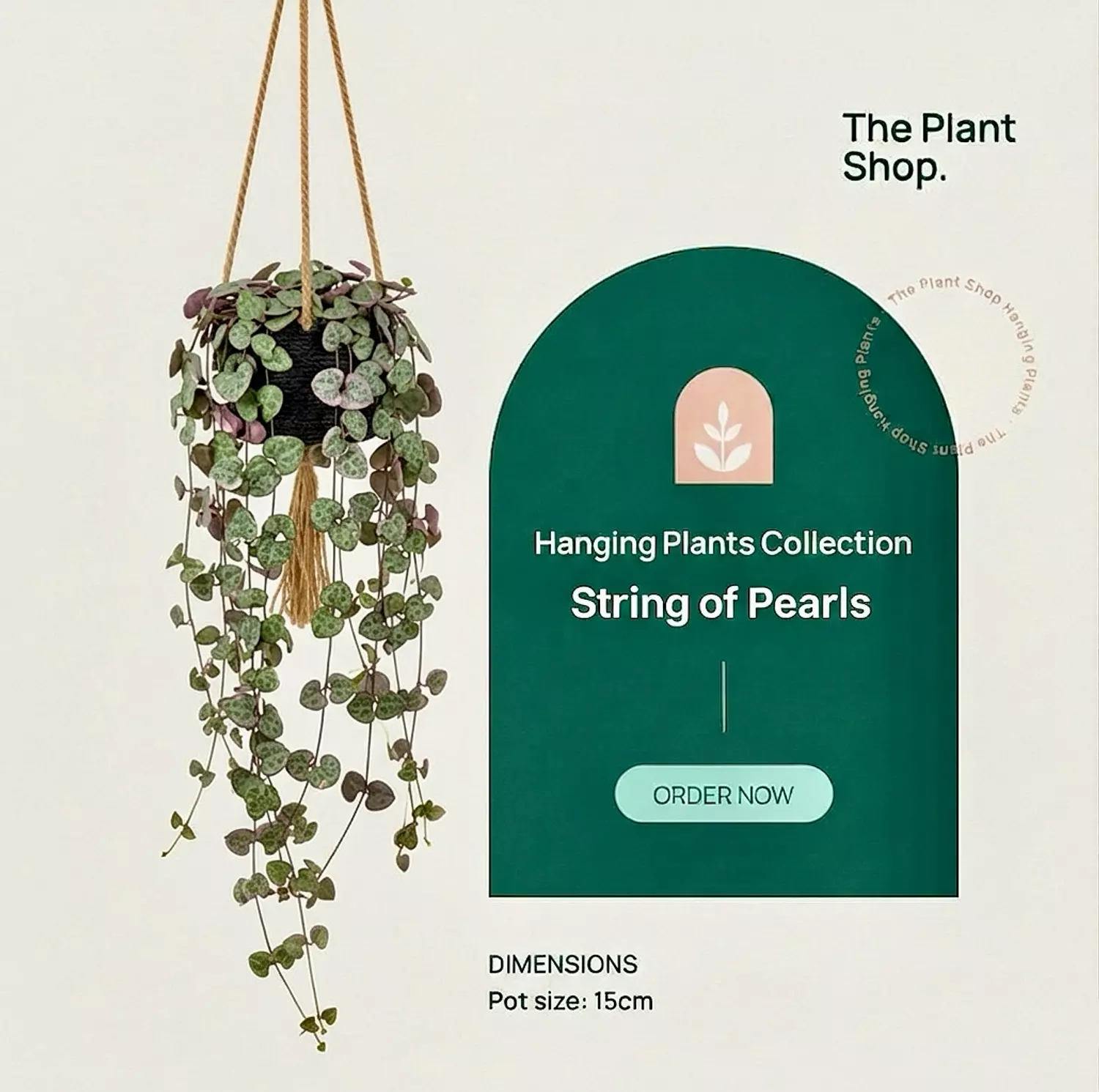 Hanging String Of Hearts image