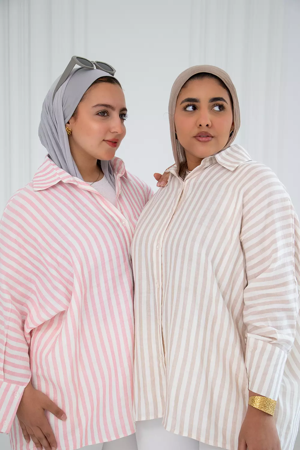 Oversized striped shirt 12