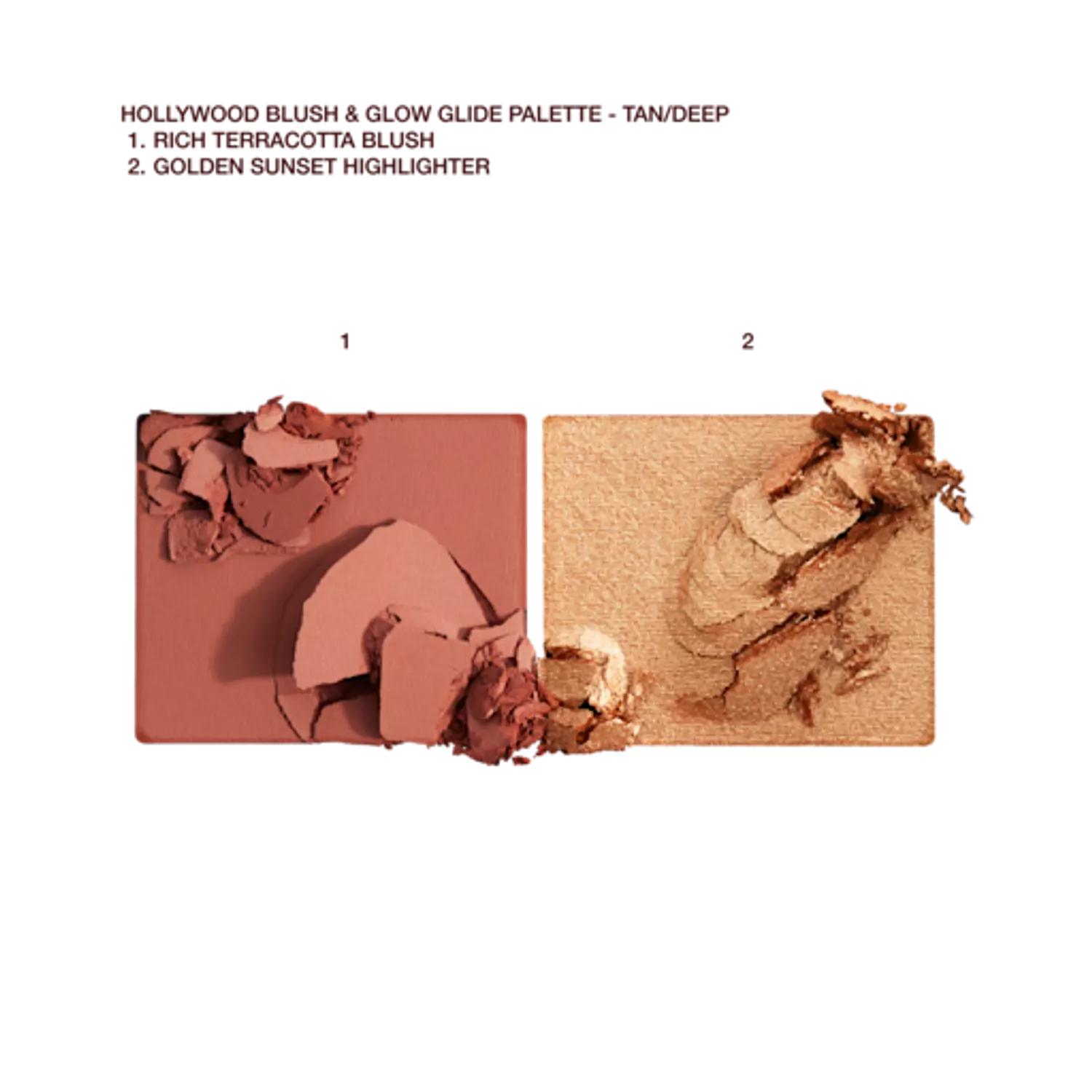 Charlotte Tilbury Hollywood MINI Blush & Glow Glide Palette TAN DEEP NEW 4