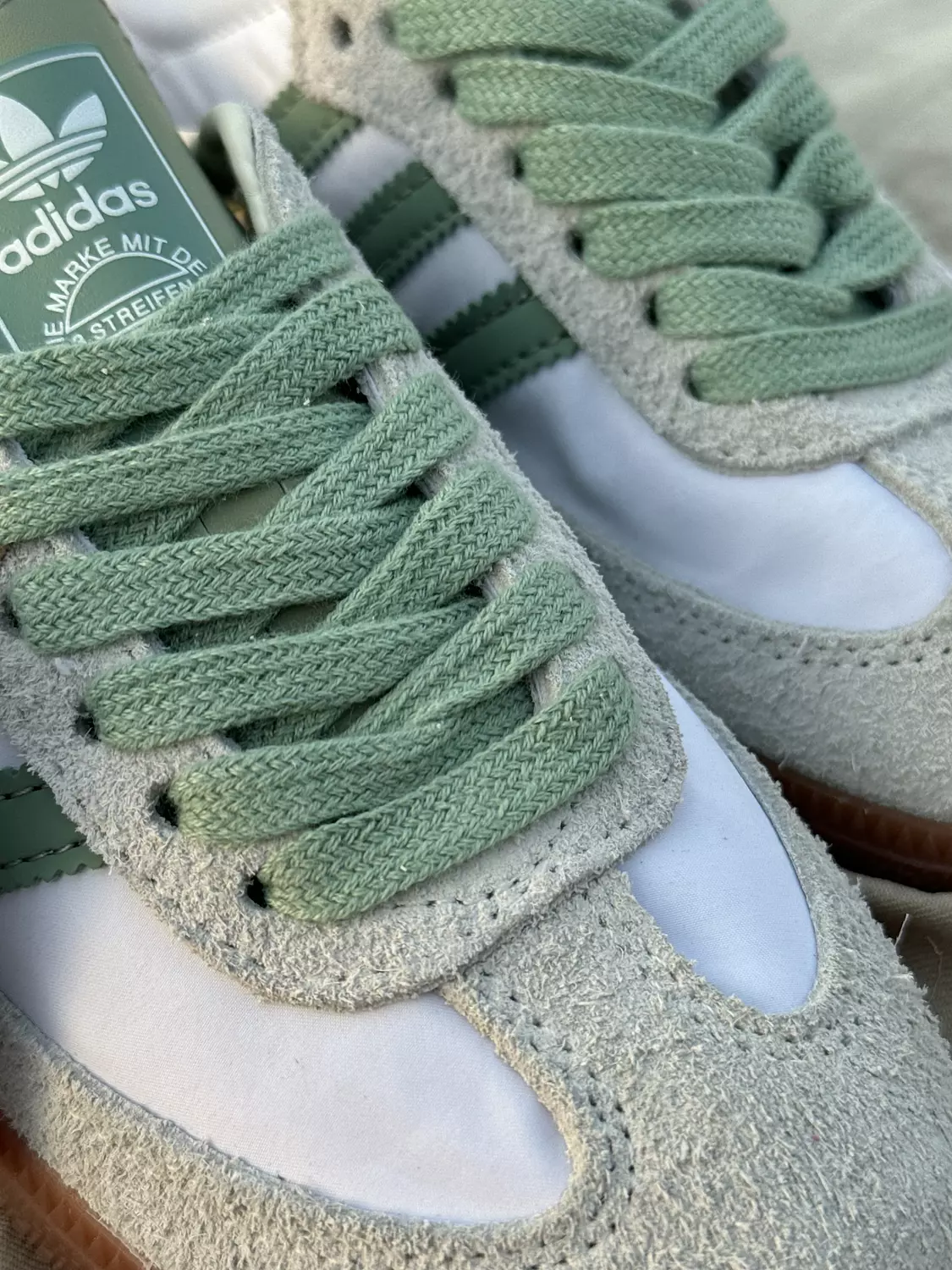 adidas Samba OG Silver Green Putty Mauve  1