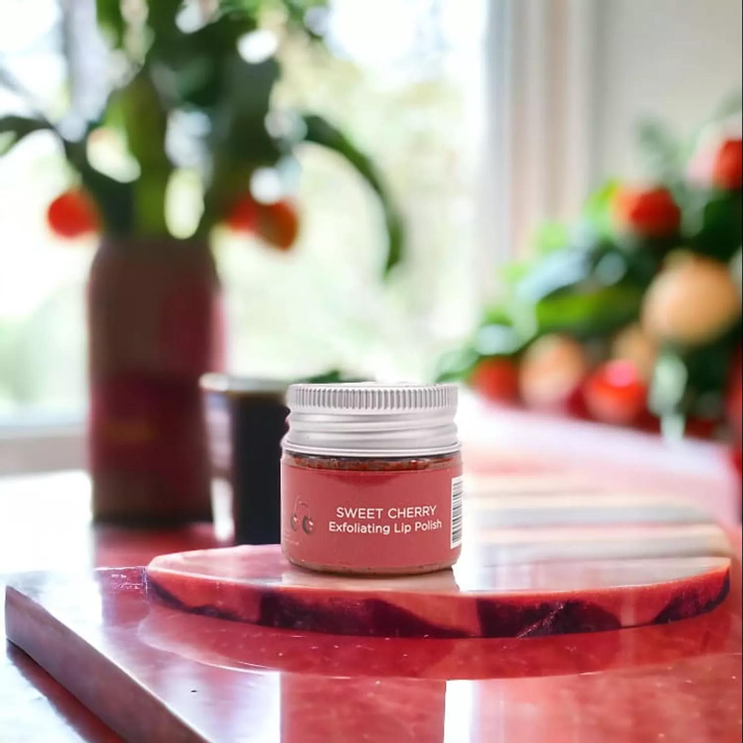 Raw African - Sweet Cherry Exfoliating Lip Polish - 30 gm image