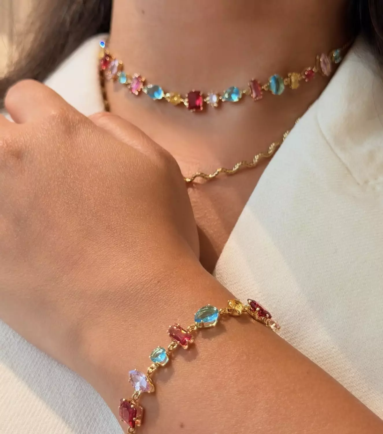 Dazzling Charms Set ( In Gold ) 3