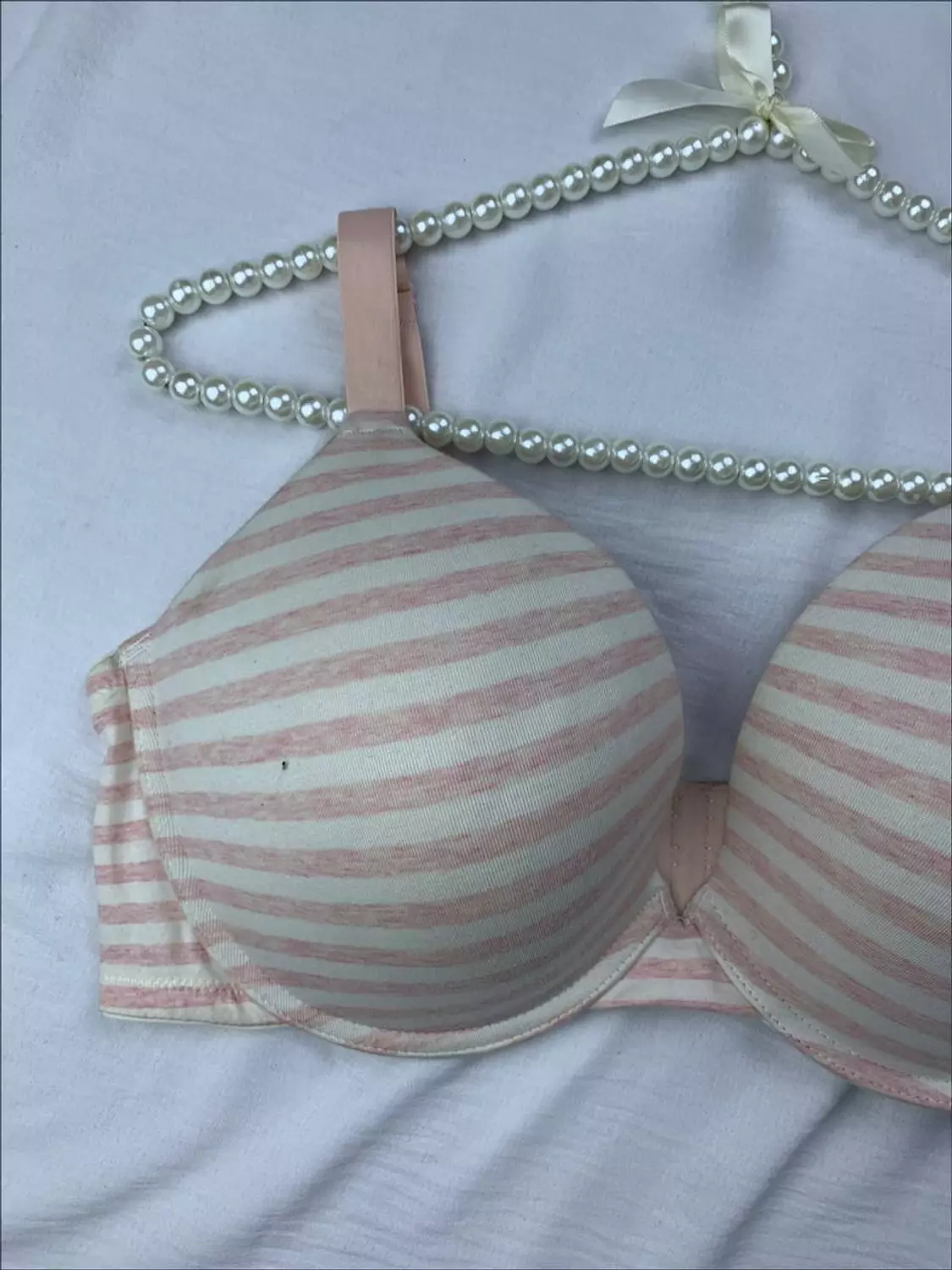 Wired padded cotton bra from dreamfit hover image