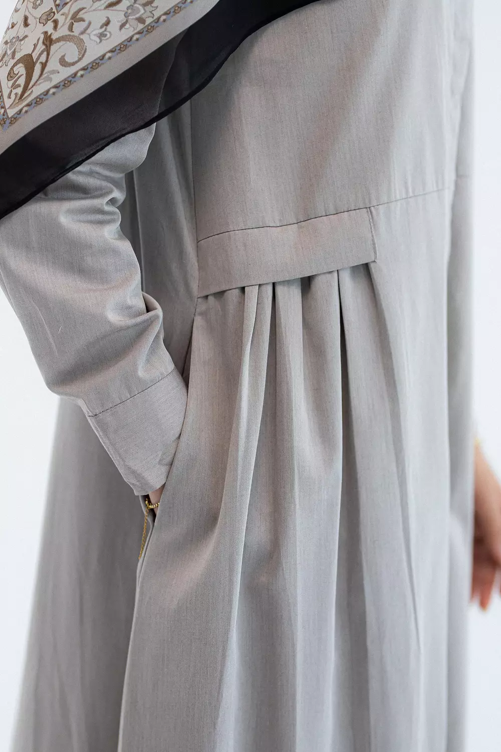 Gray Abaya Dress 2