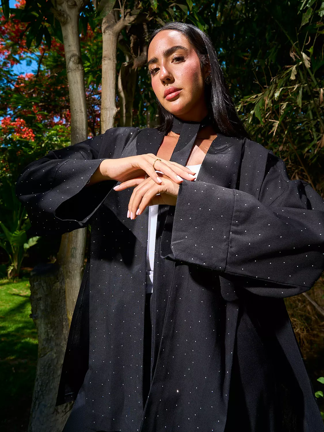 Worood Kimono Jacket _ Black 5