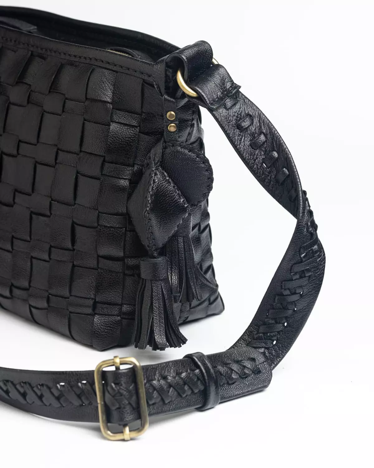 Woven Crossbody Bag hover image