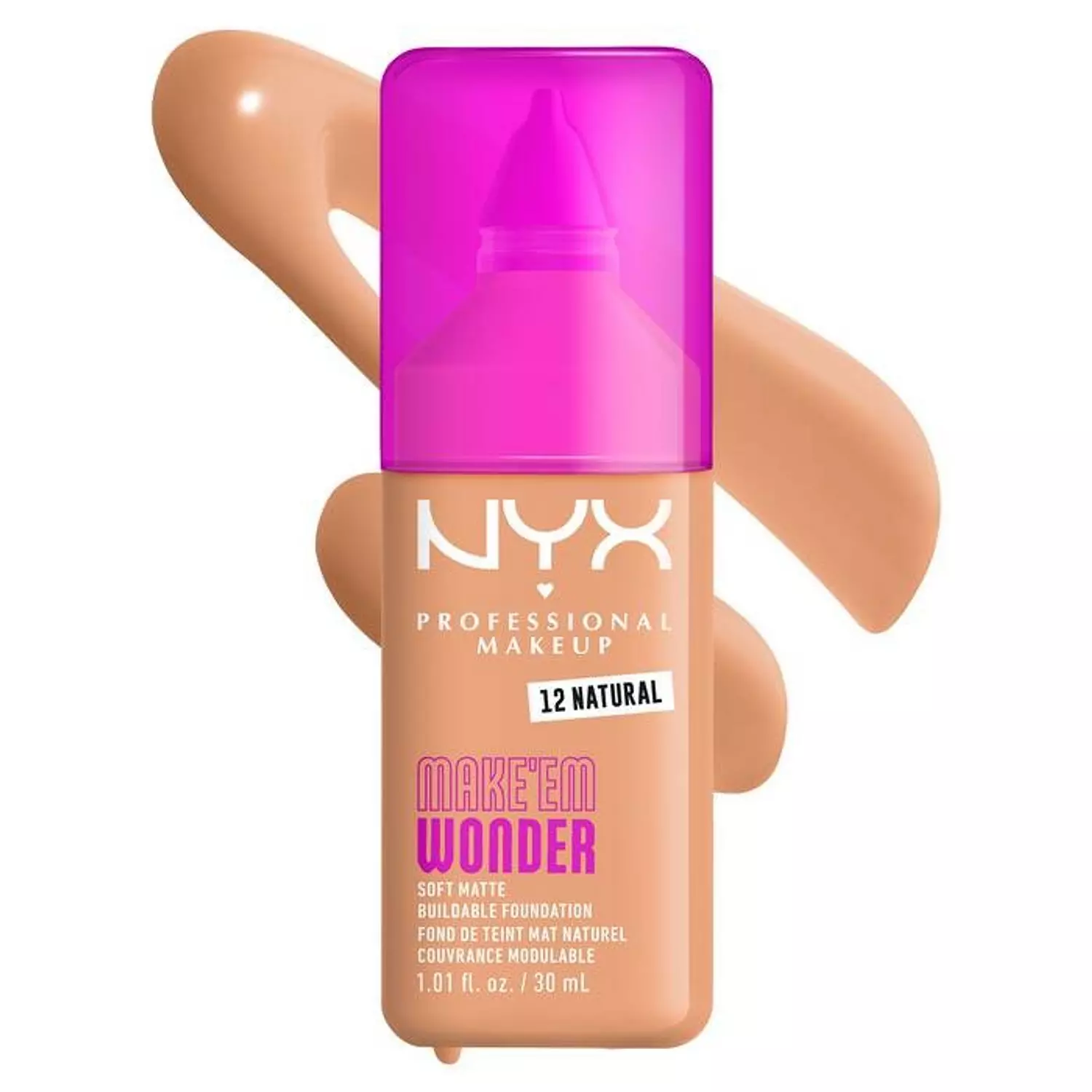 NYX Make ‘Em Wonder™ Soft Matte Buildable Foundation image