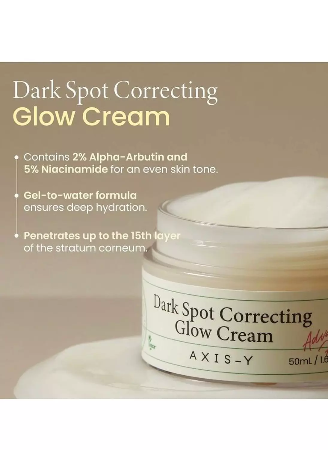 Axis-Y Dark Spot Correcting Glow Cream 2